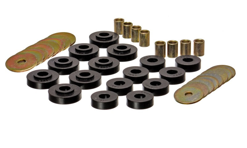 Energy Suspension Corvette Roadster Body Mt - Black Bushing Kits Energy Suspension