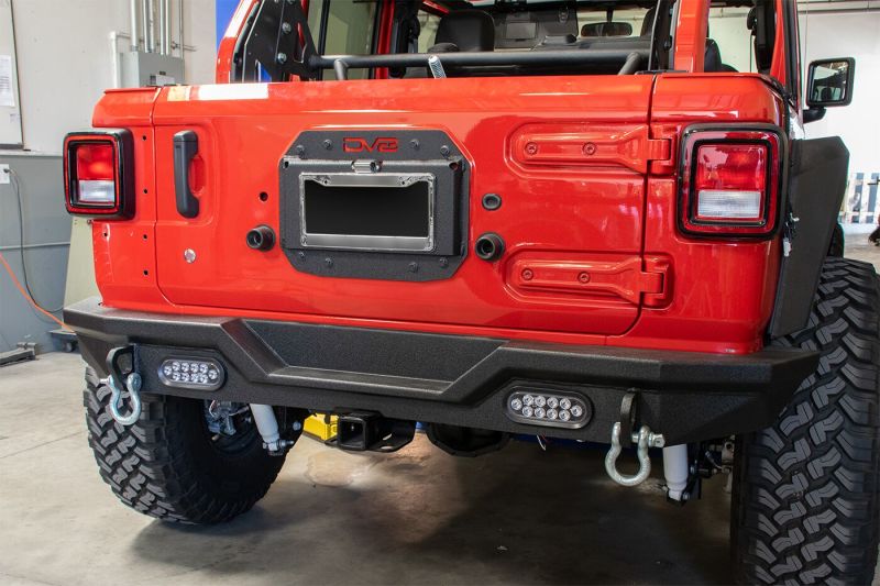 DV8 Offroad 2018+ Jeep Wrangler JL Spare Tire Delete Kit Brackets DV8 Offroad