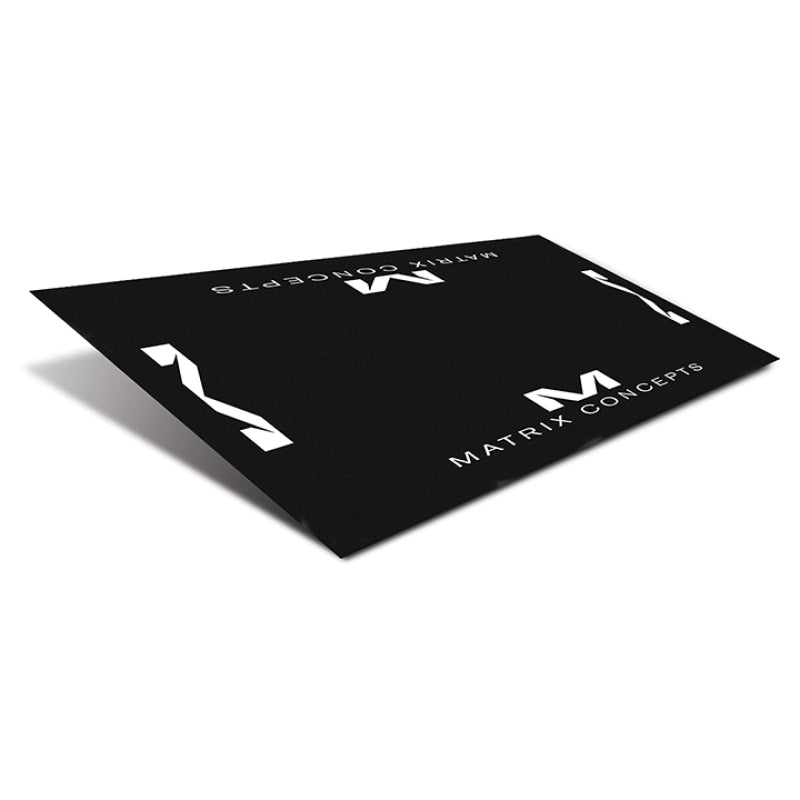 Matrix Concepts M80 Carpeted 4 Foot X 8 Foot Mat - Black/White Floor Mats Carpeted Matrix Concepts