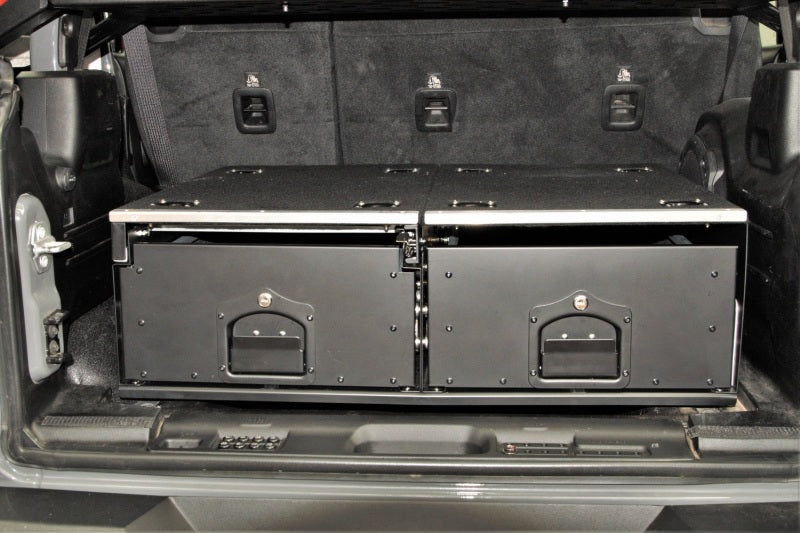 Rugged Ridge 18-22 Jeep Wrangler JL Cargo Storage Drawers Interior Lighting Rugged Ridge