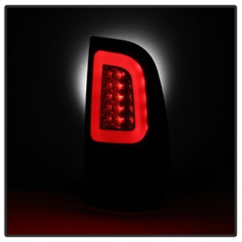 Spyder 97-03 Ford F150 Stylsd. F250 V3 Lght Bar LED Tail Lights - Blk Smk ALT-YD-FF15097V3-LBLED-BSM Tail Lights SPYDER