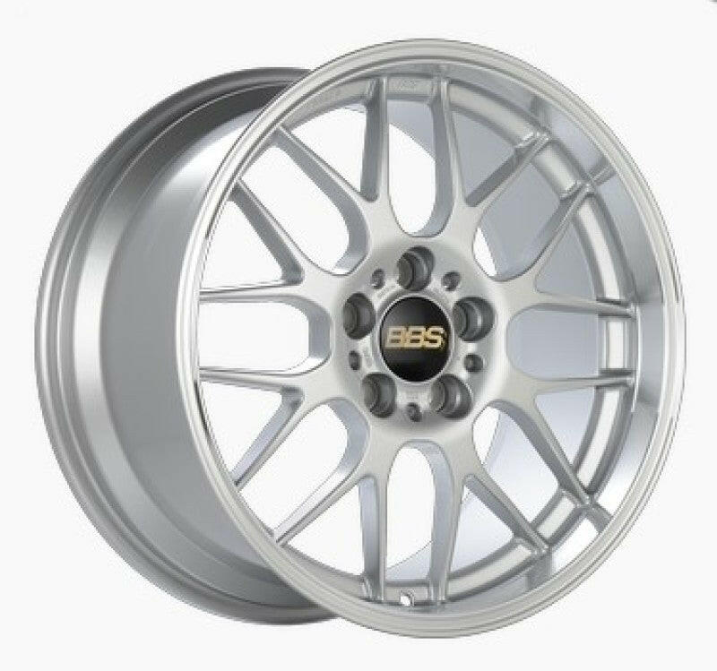 BBS RG-R 19x9.5 5x114.3 ET22 Sport Silver Polished Lip Wheel -82mm PFS/Clip Required Wheels - Forged BBS