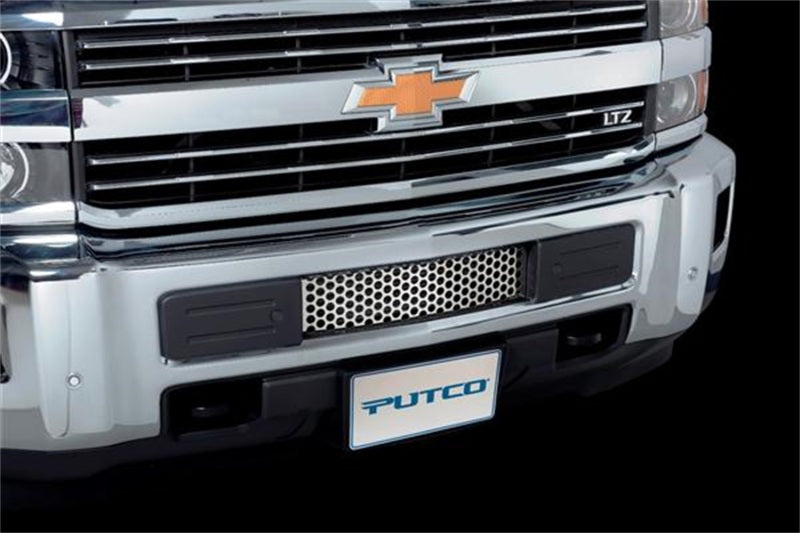 Putco 15-19 Chevy Silv HD - Stainless Steel - Punch Design Bumper Grille Bumper Grille Inserts Grilles Putco