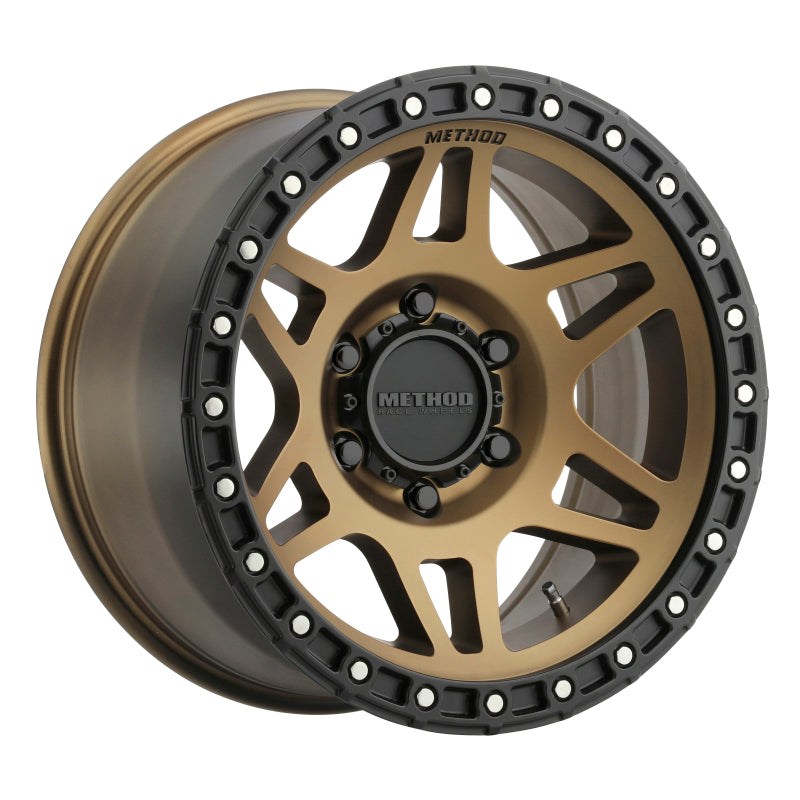 Method MR312 17x9 -12mm Offset 6x5.5 106.25mm CB Method Bronze/Black Street Loc Wheel Wheels - Cast Method Wheels