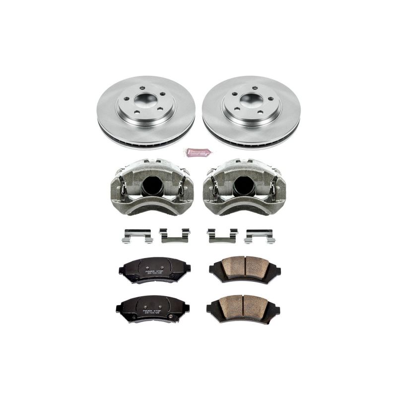 Power Stop 2005 Buick LeSabre Front Autospecialty Brake Kit w/Calipers Brake Kits - OE PowerStop