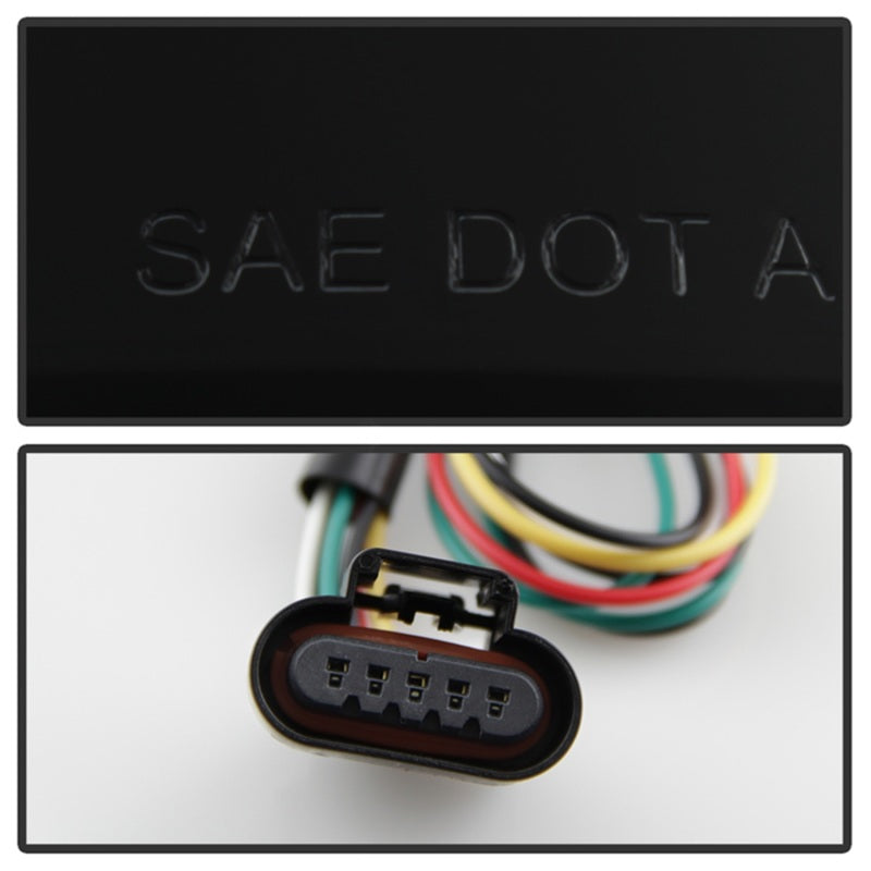 Spyder Chevy Suburban 07-14 V2 - LED Tail Lights - Black Smoke ALT-YD-CSUB07V2-LED-BSM Tail Lights SPYDER