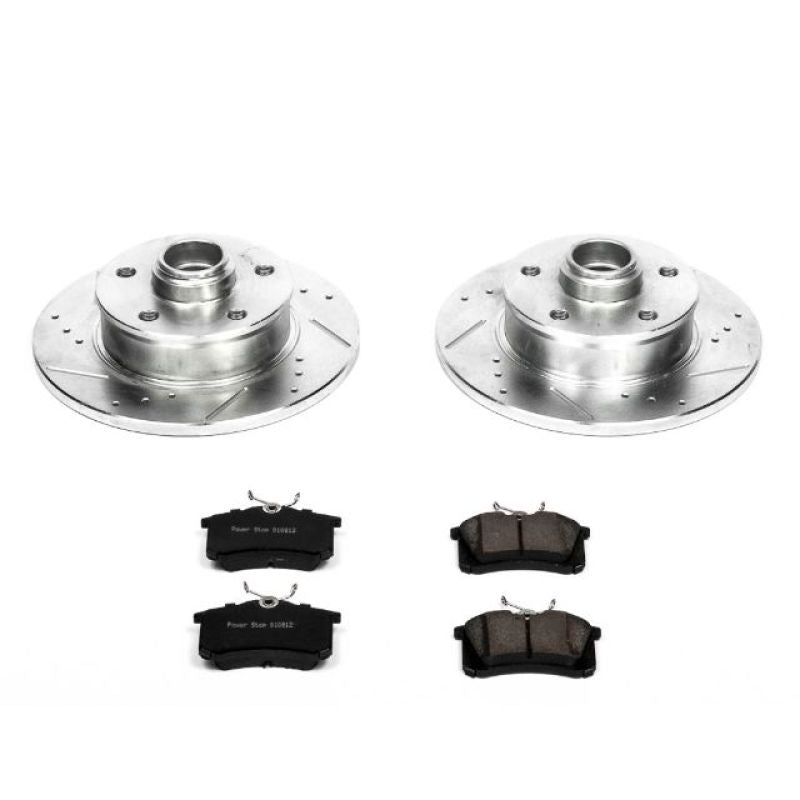 Power Stop 94-99 Volkswagen Golf Rear Z23 Evolution Sport Brake Kit Brake Kits - Performance D&S PowerStop