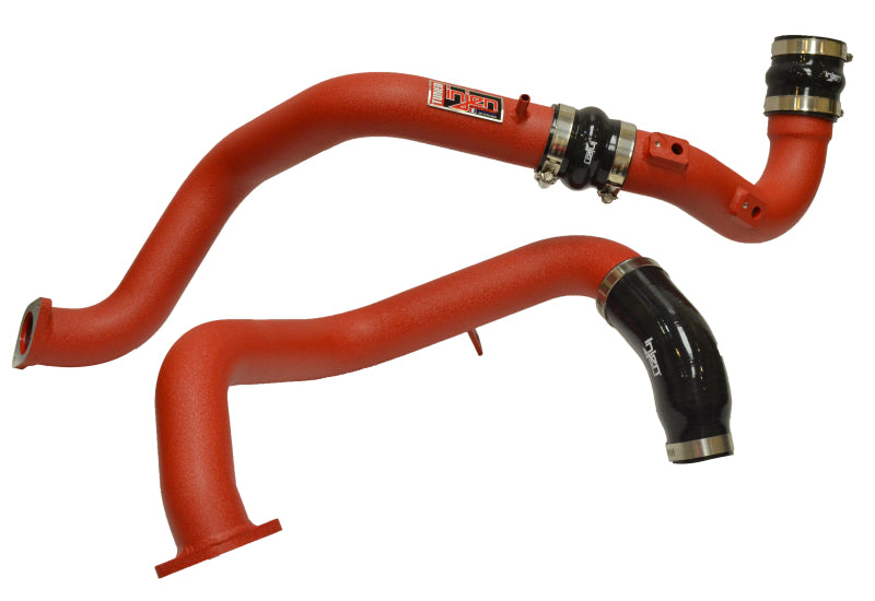 Injen 16-20 Honda Civic 1.5L Turbo Aluminum Intercooler Piping Kit - Wrinkle Red Intercooler Pipe Kits Injen
