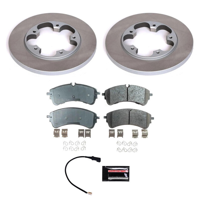 Power Stop 2020 Ford Transit-350 Rear Semi-Coated Rotor Kit Brake Kits - Performance Blank PowerStop