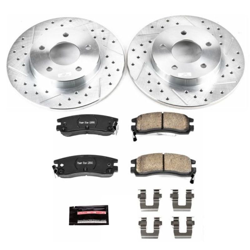 Power Stop 00-05 Buick LeSabre Rear Z23 Evolution Sport Brake Kit Brake Kits - Performance D&S PowerStop