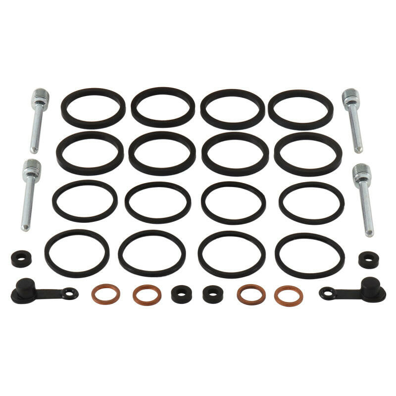 All Balls Racing 07-12 Kawasaki ZX600 (ZX-6R) Caliper Rebuild Kit Front Brake Caliper Rebuild Kits All Balls Racing