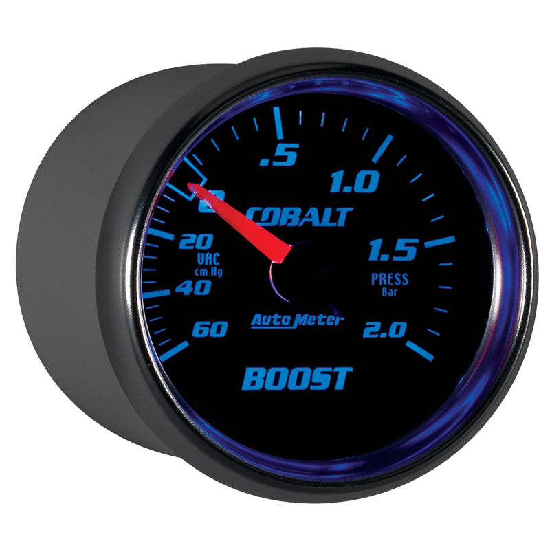 Autometer Cobalt 52mm 2 BAR Mechanical Boost Gauge Gauges AutoMeter