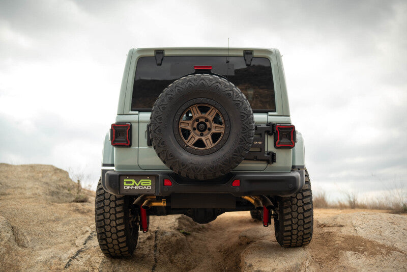 DV8 Offroad 18-25 Jeep Wrangler JL Spare Tire Carrier Chase Racks DV8 Offroad