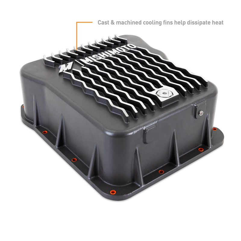 Mishimoto 01-19 Duramax Allison A1000 Transmission Pan Cast GR Transmission Pans Mishimoto