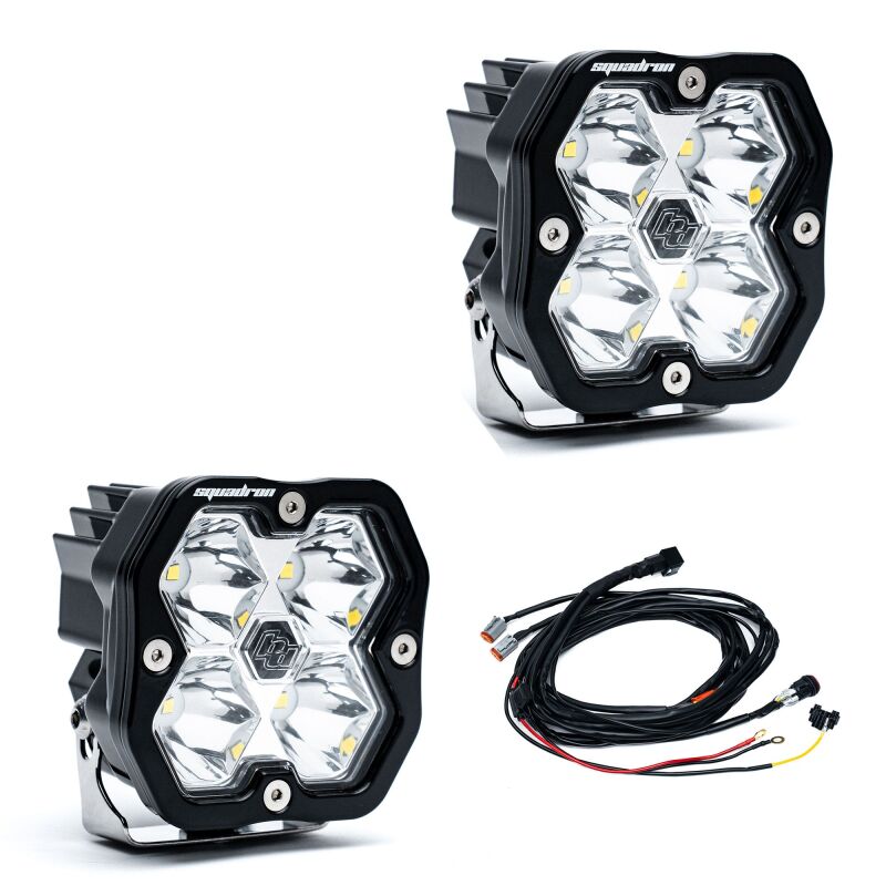 Baja Designs Squadron 2.0 Sport LED Spot (Pair) Light Bars & Cubes Baja Designs