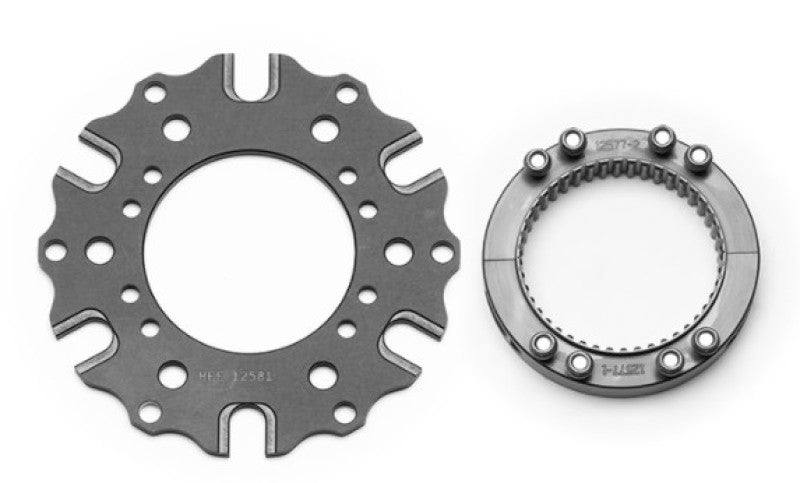 Wilwood Hub Kit-Splined Sprint Axle Clamp-Dynamic 6 x 5.50 BC w/ T-Nuts (GEN II) Wheel Hubs Wilwood