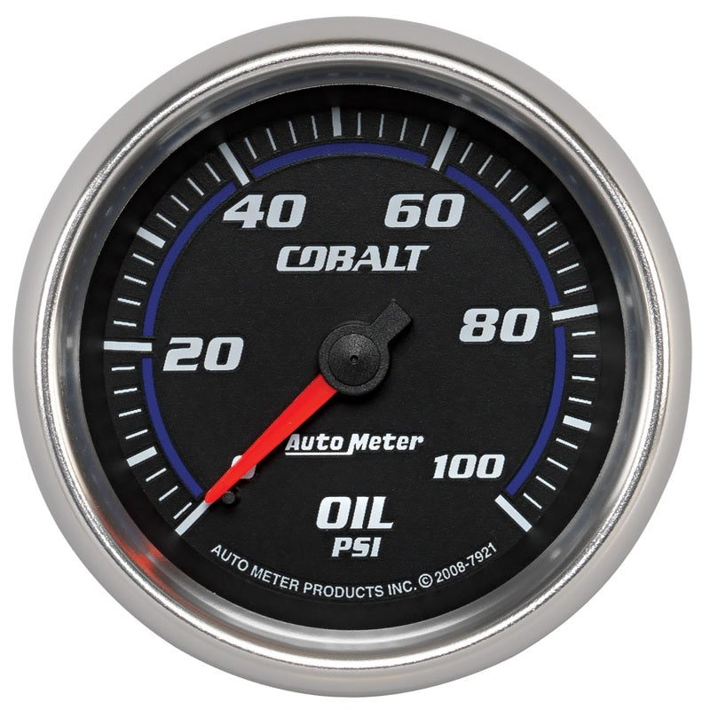 Autometer Cobalt 66mm 0-100 PSI Oil Pressure Gauge Gauges AutoMeter