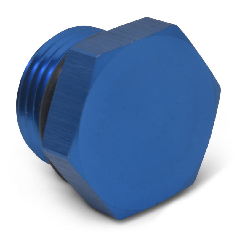 Russell Performance -4 AN Straight Thread Plug (Blue) Fittings Russell