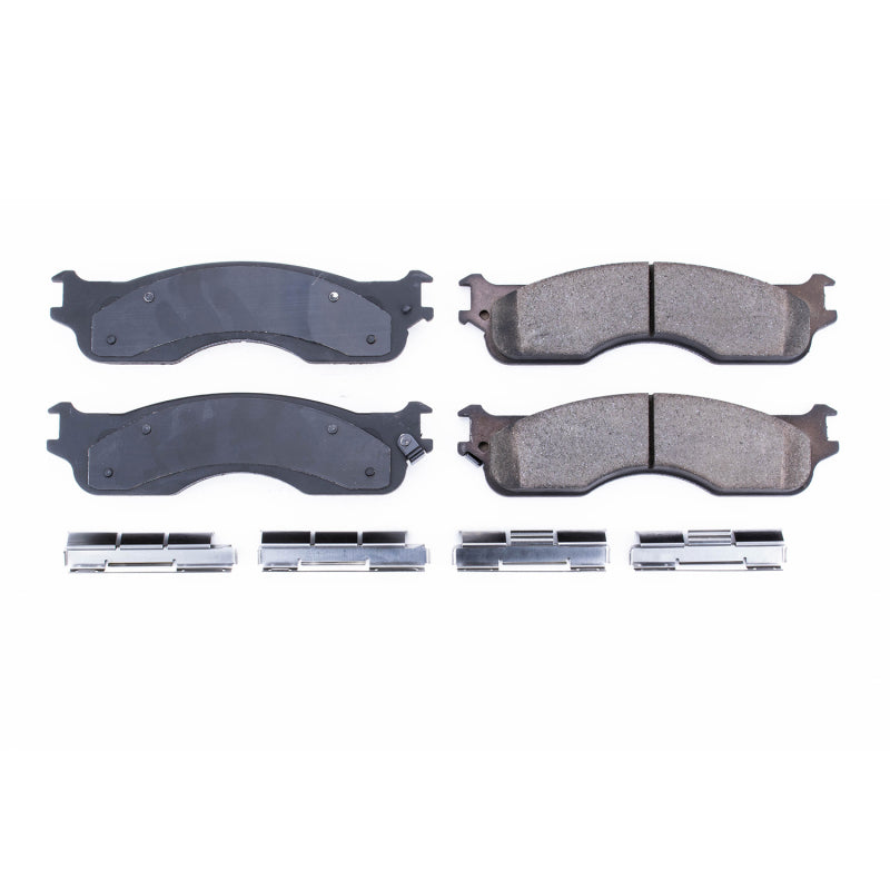 Power Stop 2004 Dodge Ram 1500 Front Z17 Evolution Ceramic Brake Pads w/Hardware Brake Pads - OE PowerStop