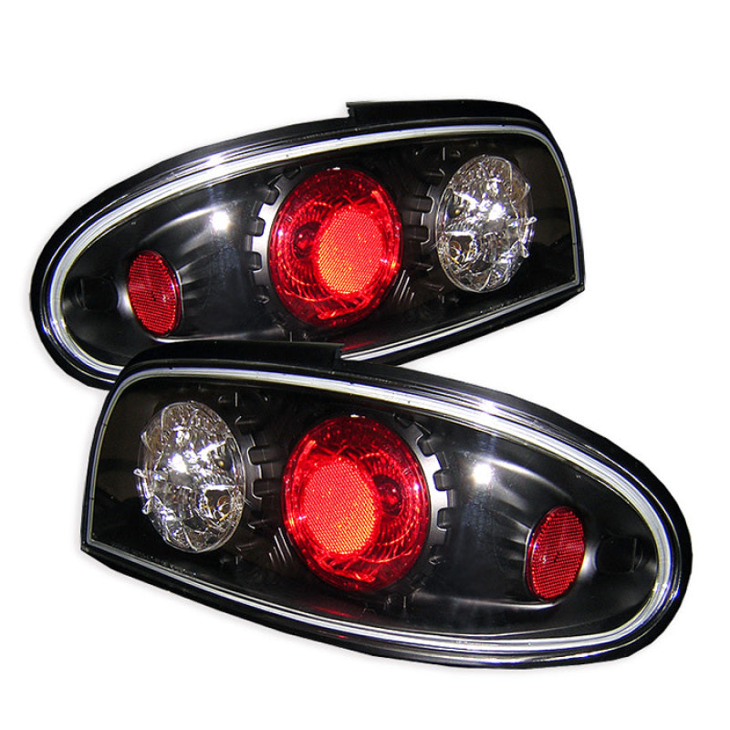Spyder Nissan Altima 93-97 Euro Style Tail Lights Black ALT-YD-NA93-BK Tail Lights SPYDER