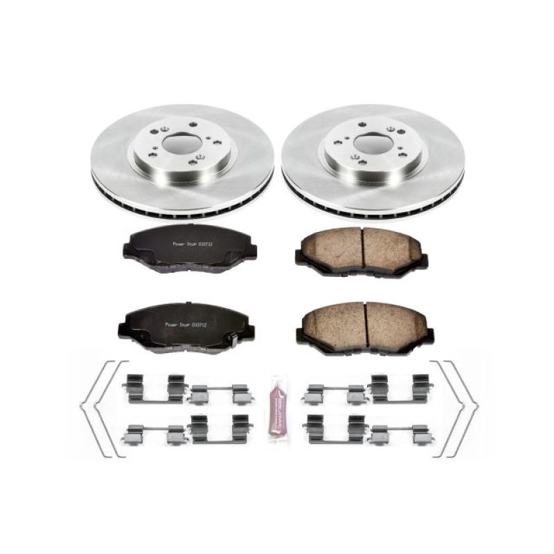 Power Stop 03-08 Honda Pilot Front Autospecialty Brake Kit Brake Kits - OE PowerStop