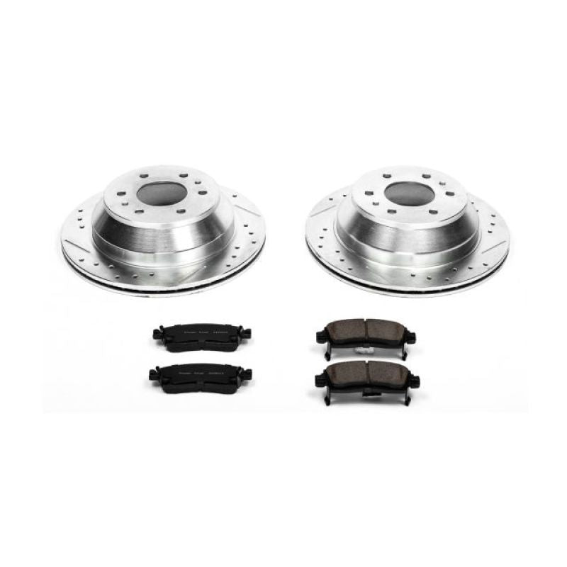 Power Stop 04-07 Buick Rainier Rear Z23 Evolution Sport Brake Kit Brake Kits - Performance D&S PowerStop