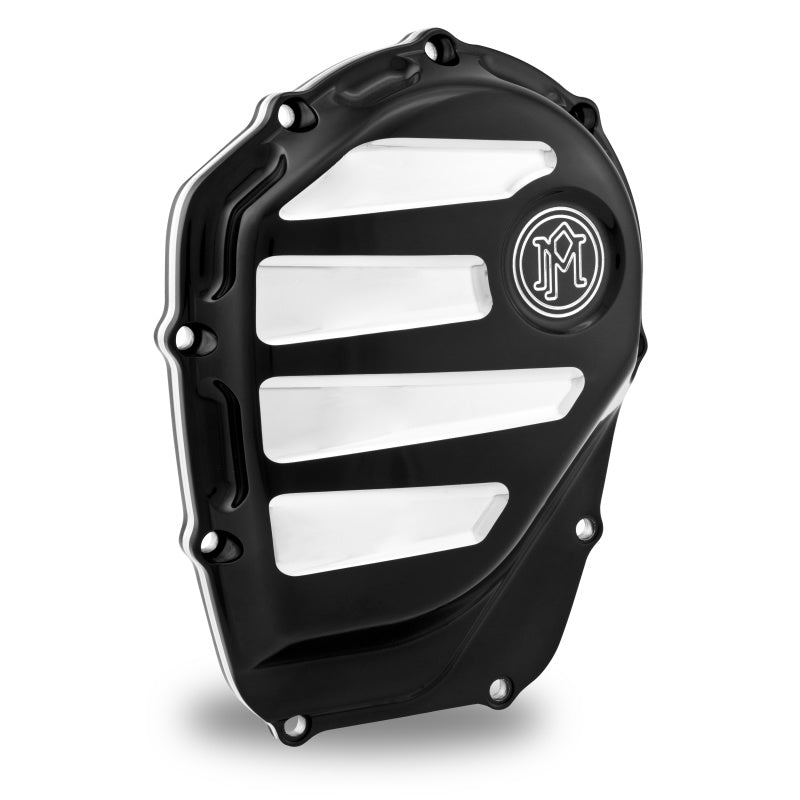 Performance Machine Cam Cover Scallop - Contrast Cut Platinum Engine Covers Performance Machine