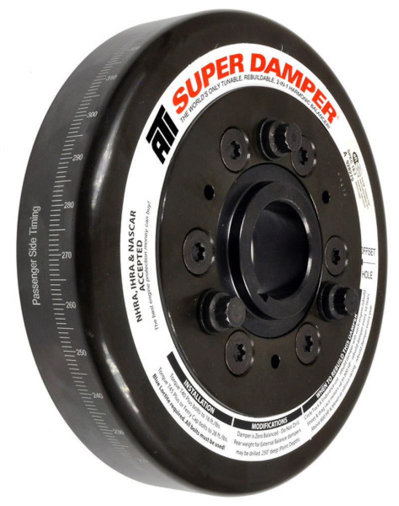 ATI Damper - 7.074in - Steel - Ford - 332-428 - Fe - Chevy Frt - 3 Ring Crankshaft Dampers ATI