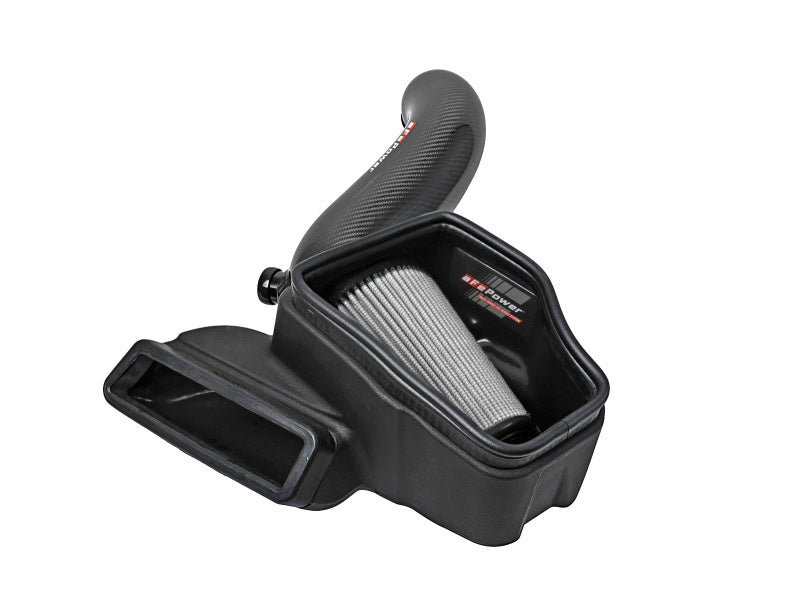 aFe 15-19 VW Golf R (MKVII) L4-2.0L (t) Track Series Carbon Fiber Intake System w/ Pro DRY S Filter Cold Air Intakes aFe