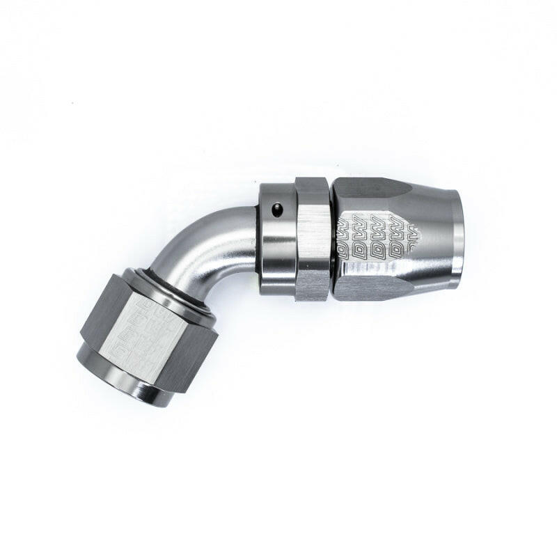 DeatschWerks 10AN Female Swivel 60-Degree Hose End CPE - Anodized Titanium Fittings DeatschWerks
