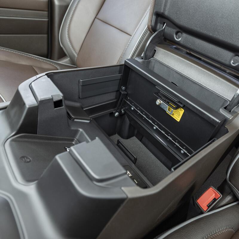 Tuffy Console Safe W/ Keyed Lock For Chevrolet Silverado W/ Wireless Charging Pad Console Cargo Boxes & Bags Tuffy Products