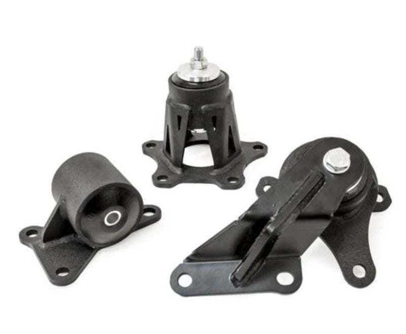 Innovative 98-02 Accord H-Series Black Steel Mounts 85A Bushings (Auto Chassis Auto Trans) Engine Mounts Innovative Mounts