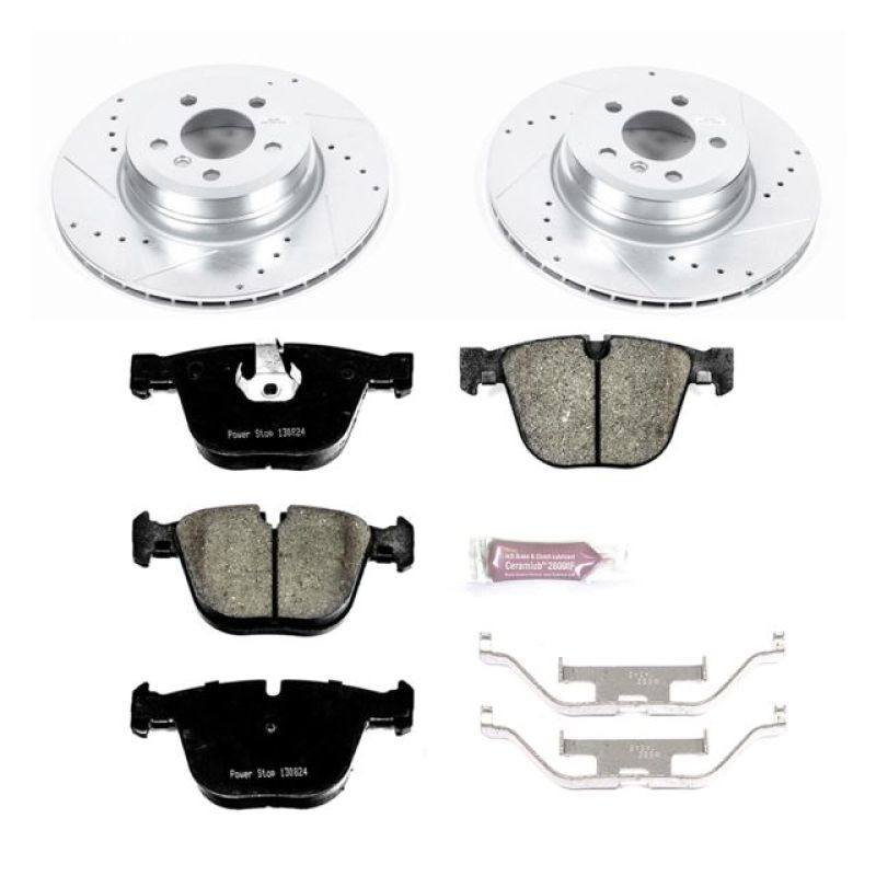 Power Stop 07-15 BMW X5 Rear Z23 Evolution Sport Brake Kit Brake Kits - Performance D&S PowerStop