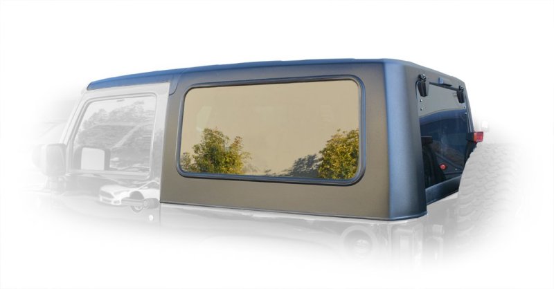 DV8 Offroad 07-18 Jeep Wrangler JK 2 Piece Square Back Hard Top (2 Door) Roofs DV8 Offroad