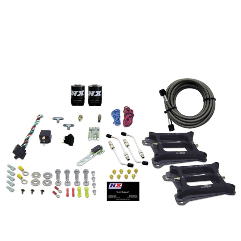 Nitrous Express Dual/4150/Gasoline Nitrous Kit (50-300HP) w/o Bottle Nitrous Systems Nitrous Express