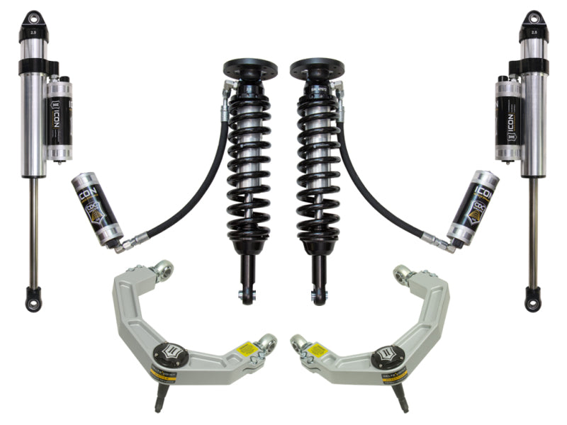 ICON 09-13 Ford F-150 4WD 1.75-2.63in Stage 5 Suspension System w/Billet Uca Coilovers ICON