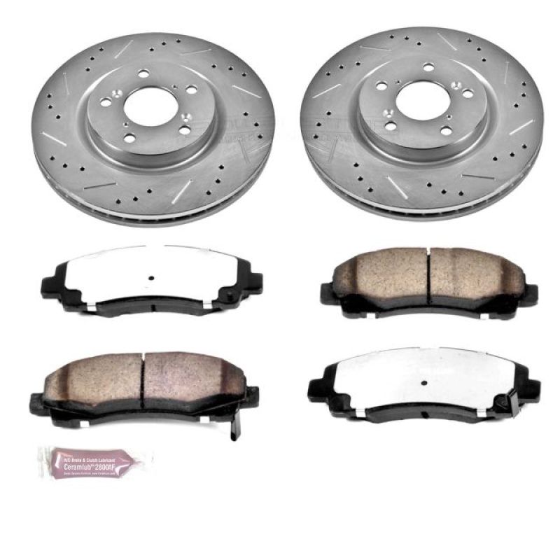 Power Stop 09-14 Acura TL Front Z36 Truck & Tow Brake Kit Brake Kits - Performance D&S PowerStop