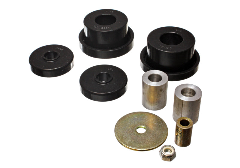 Energy Suspension 08-10 Chrysler Challenger/07-10 Charger RWD Black Rear Diff Mount Bushing Set Bushing Kits Energy Suspension
