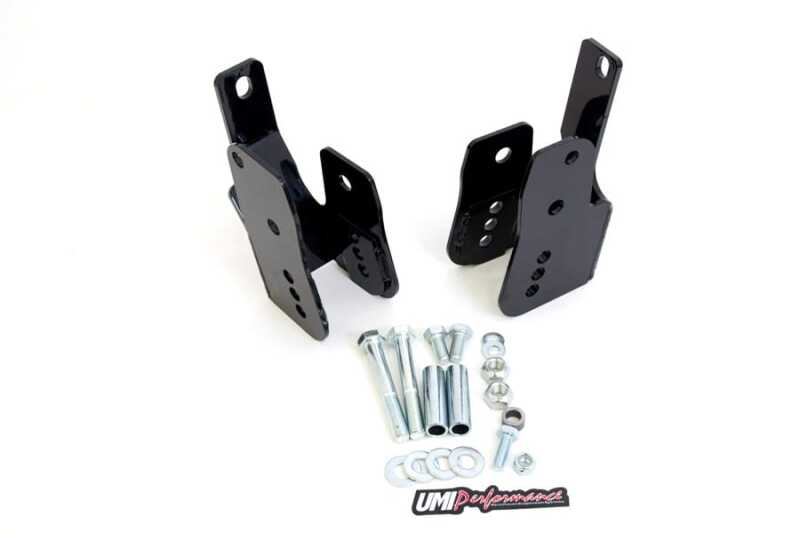 UMI Performance 05-14 Ford Mustang Rear Control Arm Relocation Brackets- Bolt In Suspension Arms & Components UMI Performance