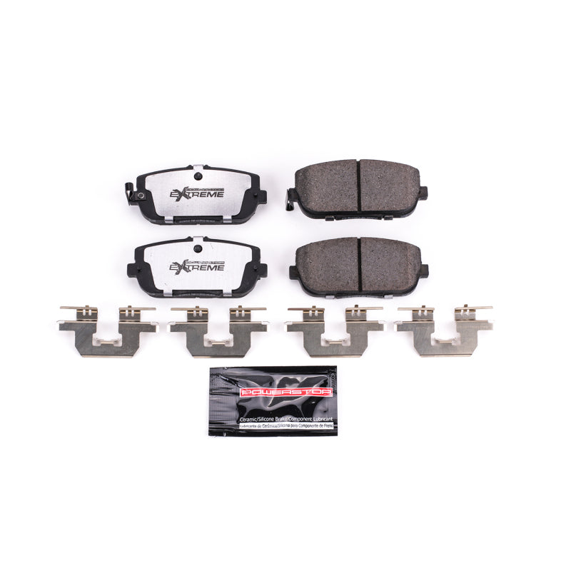 Power Stop 17-19 Fiat 124 Spider Rear Z26 Extreme Street Brake Pads w/Hardware Brake Pads - Performance PowerStop
