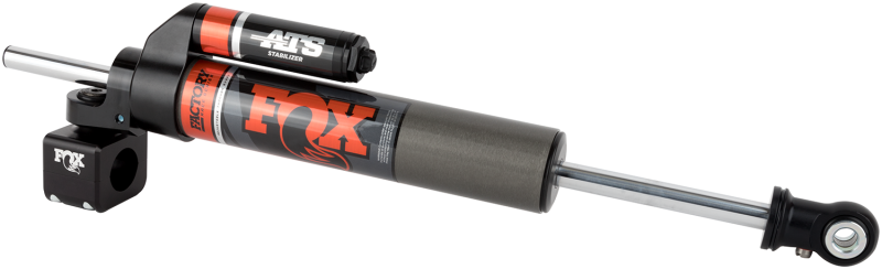 Fox 2007+ Jeep JK 2.0 Factory Series ATS Steering Stabilizer 22.15in Ext L - Orange Heritage Logo Steering Stabilizer FOX