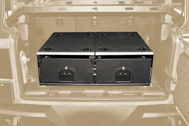 Rugged Ridge 18-22 Jeep Wrangler JL Cargo Storage Drawers Interior Lighting Rugged Ridge