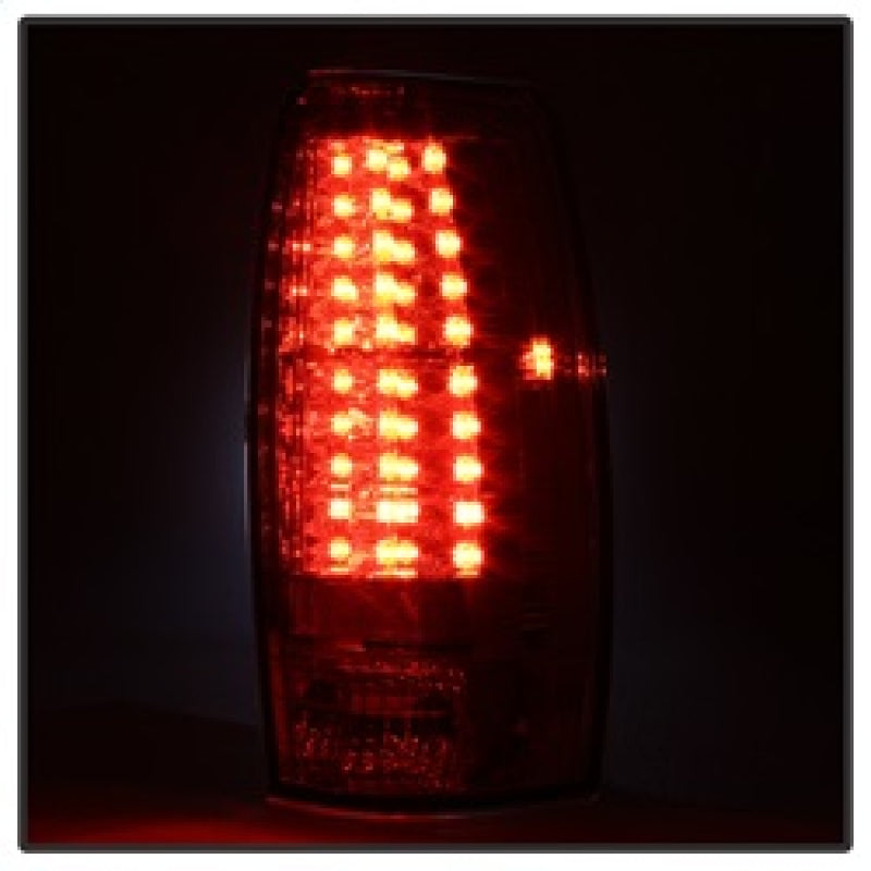 Spyder Chevy Avalanche 07-13 LED Tail Lights Red Clear ALT-YD-CAV07-LED-RC Tail Lights SPYDER