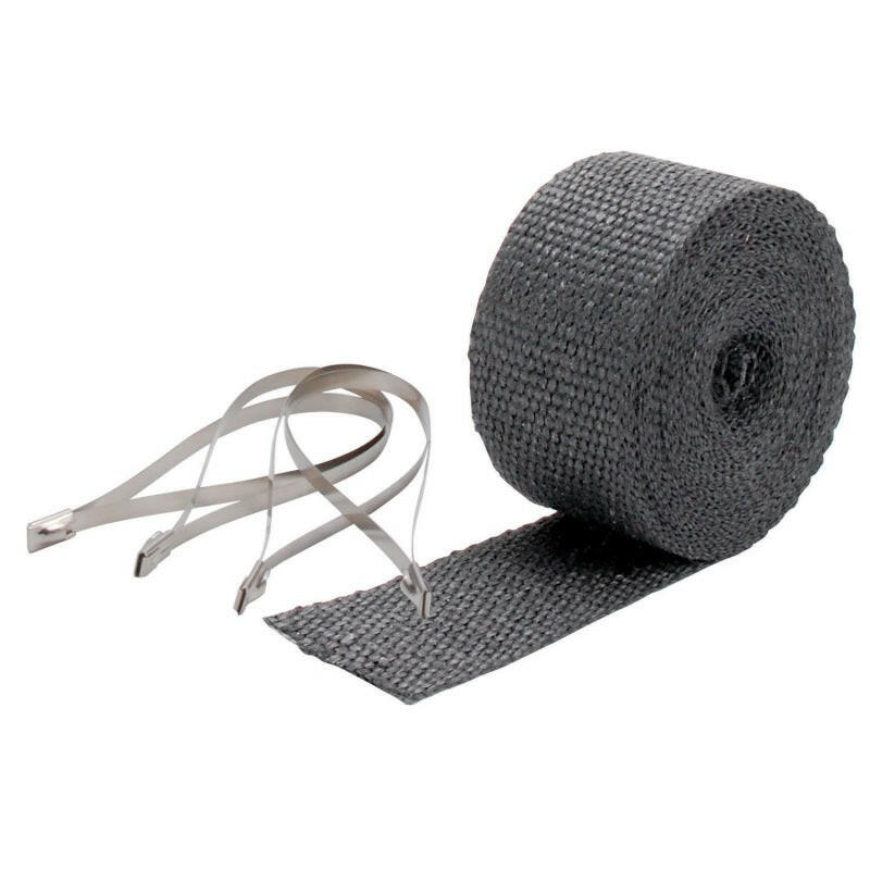 DEI Exhaust Wrap Kit - Pipe Wrap and Locking Tie - Black Exhaust Wrap DEI