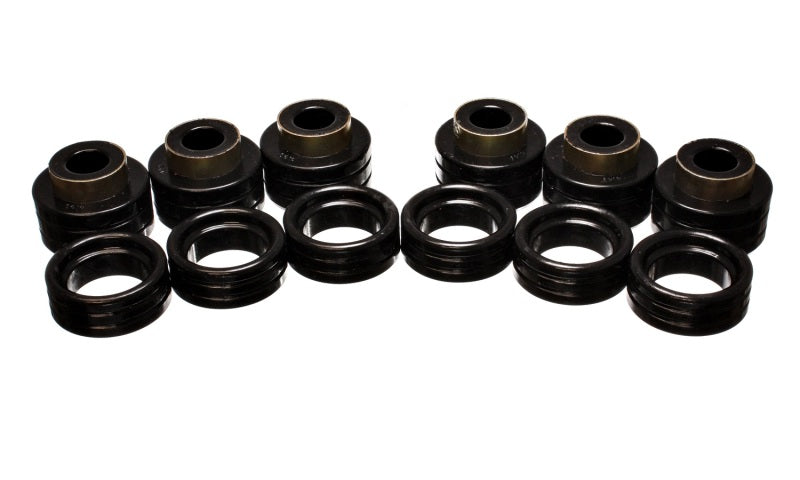 Energy Suspension 94-01 Dodge Ram 1500 / 94-02 Ram 2500/3500 Black Body (Cab) Mount Set Bushing Kits Energy Suspension
