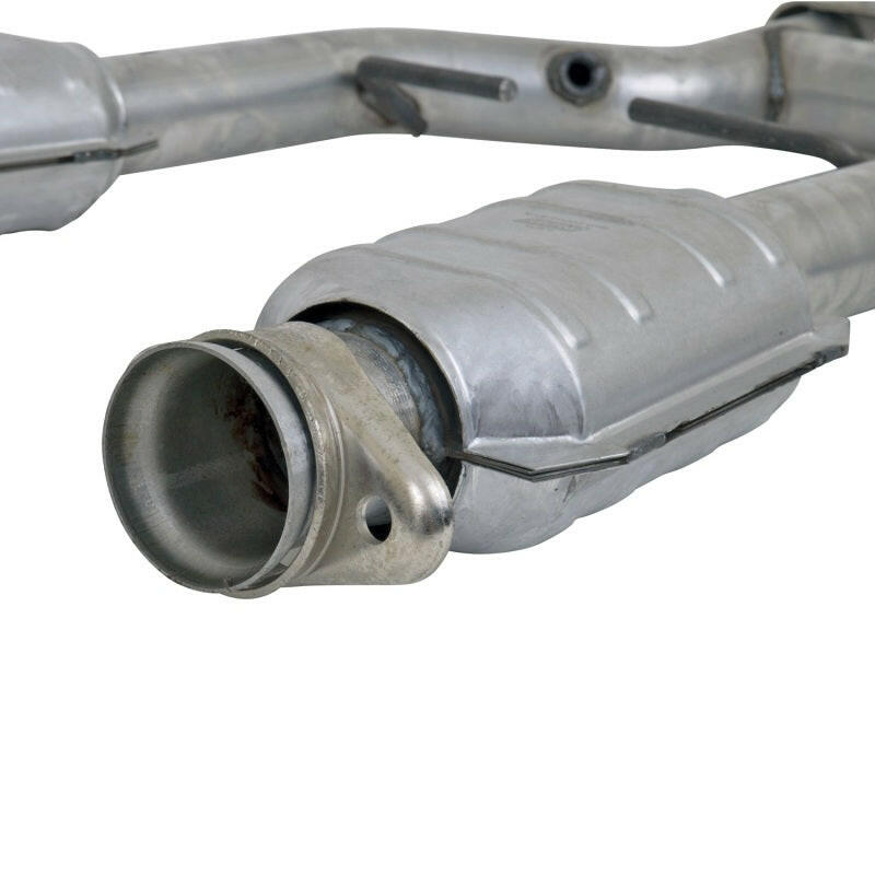 BBK 96-04 Mustang 4.6 GT / Cobra Short Mid H Pipe w Catalytic Converters 2-1/2 For Long Tube Headers H Pipes BBK