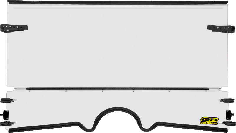 QuadBoss 06-10 Yamaha YXR450 Rhino AT 4x4 Folding Windshield Windshields QuadBoss