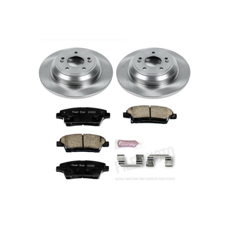Power Stop 17-18 Genesis G80 Rear Autospecialty Brake Kit Brake Kits - OE PowerStop