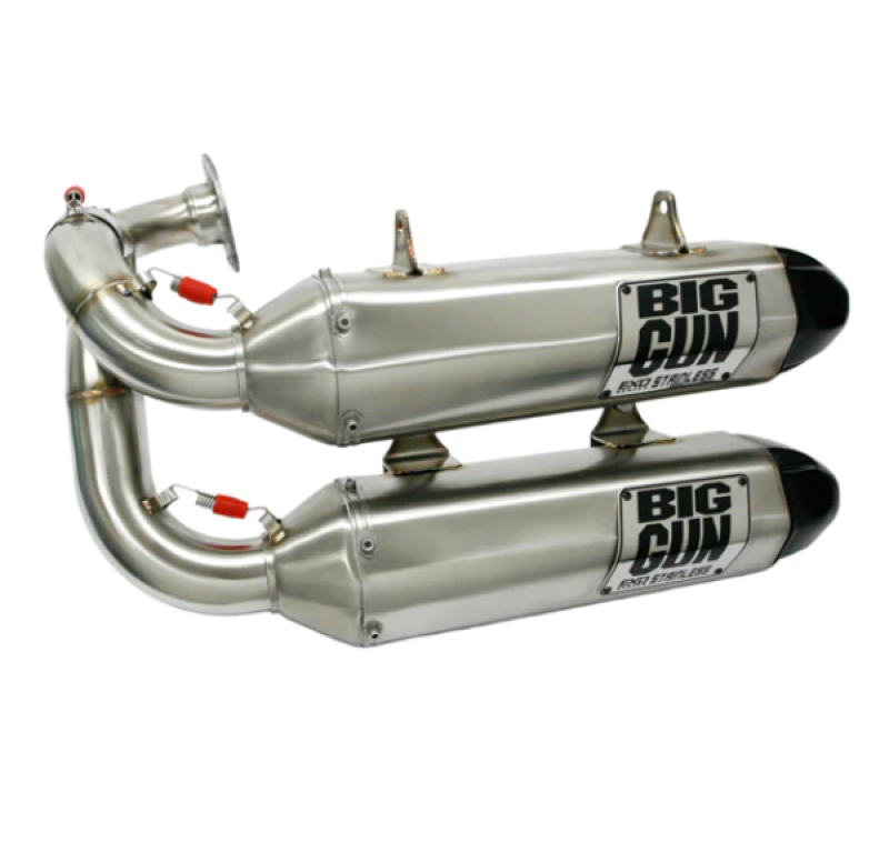 Big Gun 19-22 Honda TALON 1000R/X EXO Stainless Dual Slip On Exhaust Powersports Exhausts Big Gun