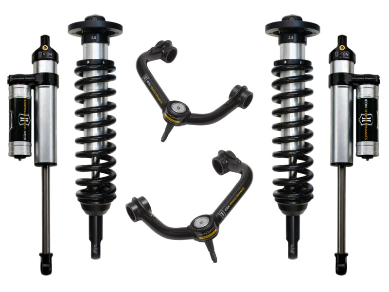 ICON 04-08 Ford F-150 4WD 0-2.63in Stage 3 Suspension System w/Tubular Uca Coilovers ICON